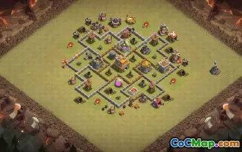 Top Clash of Clans Town Hall 7 Base Layouts #35636