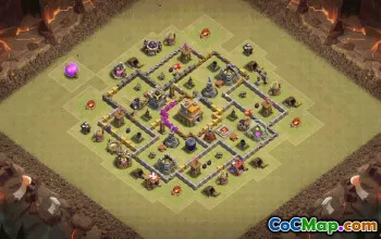 Top Clash of Clans TH7 Base Copy & Link #35674