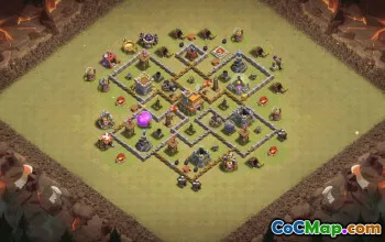 Top Town Hall 7 Base Layouts for Clash of Clans #35753