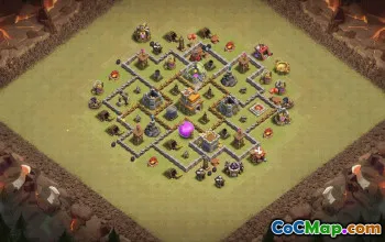 Copy Town Hall 7 Base Layouts for Clash of Clans #35755