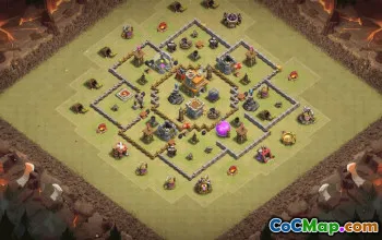 Top TH7 Base Layouts for Clash of Clans #35758