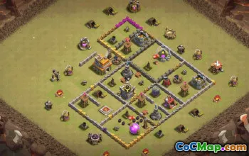 Best Town Hall 7 Base Layouts with Link #35761
