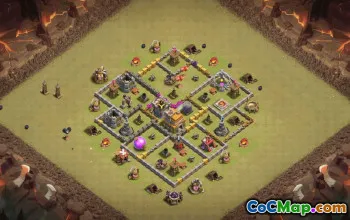 Copy TH7 Clash of Clans Base Layouts with Link #35766