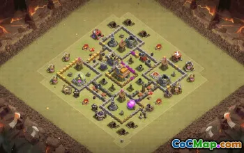 Top Town Hall 7 Base Layouts for Clash of Clans #35770