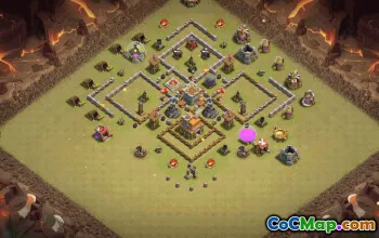 Top TH7 Clash of Clans Base Layouts with Links #35834