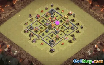 Top Town Hall 7 Base Layouts for Clash of Clans #35839
