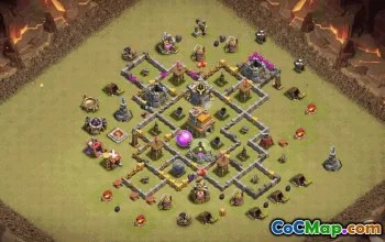 Top Town Hall 7 Base Layouts for Clash of Clans #35855