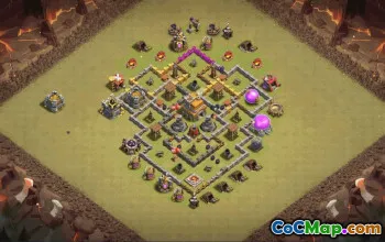 Best Town Hall 7 Base Layouts with Copy Links #35960