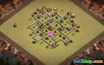 Top Town Hall 7 Base Layouts for Clash of Clans #35991