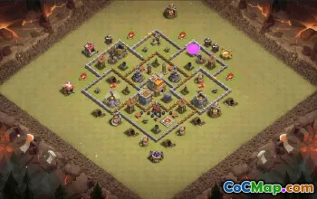 Top TH7 Base Layouts for Clash of Clans #35993
