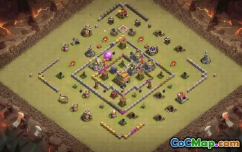 Best Town Hall 7 Base Layouts with Copy Link #36050