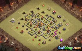 Top Town Hall 7 Base Layouts & Maps #36051