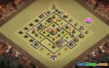 Top Town Hall 7 Base Layouts for CoC #36069