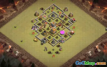 Top Town Hall 7 Base Layouts with Copy Links #36070