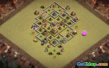 Top Town Hall 7 Base Layout for Clash of Clans #36072