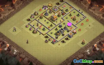 Clash of Clans Town Hall 7 Base Layouts #36076