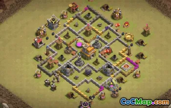 Best Town Hall 7 Base Layout with Download Link #36111
