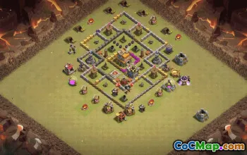 Top Town Hall 7 Base Layouts with Links #36114