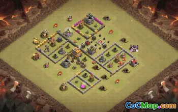 Top Town Hall 7 Base Layouts for Clash of Clans #36118