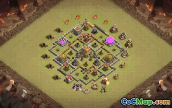 Top Town Hall 7 Base Layouts for Clash of Clans #36160