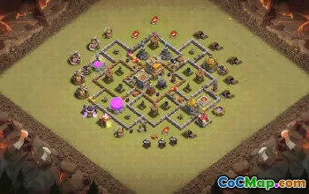Best Town Hall 7 Base Layouts & Maps #36163