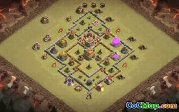 Copy TH7 Clash of Clans Base Layout with Link #36167