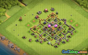 Top Town Hall 7 Base Layouts with Link #36211