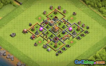 Top Town Hall 7 Base Layouts with Copy Link #36212