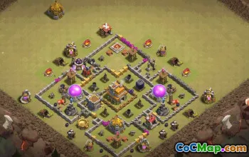 Top Town Hall 7 Base Layouts with Copy Link #36215