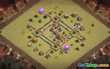 Best TH7 Clash of Clans Base Layouts with Links #36217