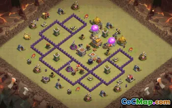 Top Town Hall 7 Base Layouts with Link #36243