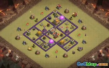 Best TH7 Clash of Clans Base Layouts #36244