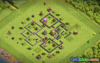 Top Town Hall 7 Base Layouts with Copy Links #36288