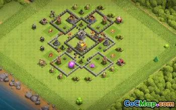 Top TH7 CoC Base Layout with Copy Link #36296