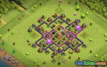 Best Copy Base Layout for TH7 Clash of Clans #36325