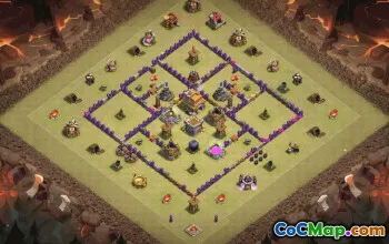 Top Town Hall 7 Base Layouts with Links #36340