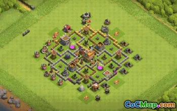 Top Town Hall 7 Base Layouts for Clash of Clans #36354