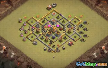 Copy Town Hall 7 Base Layouts for Clash of Clans #36369