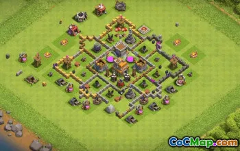 Top Town Hall 7 Base Layouts with Copy Links #36371