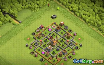 Top Town Hall 7 Base Layouts & Maps #36372