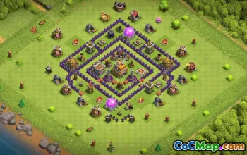 Best TH7 Clash of Clans Base Layouts & Links #36399