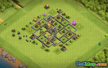 Best Copy Base Layout for TH7 in CoC #36421