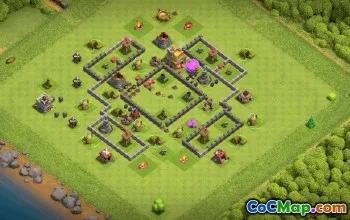 Top Town Hall 7 Base Layouts for Clash of Clans #36424
