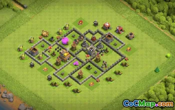 Best Clash of Clans T-H7 Base Layouts with Link #36430
