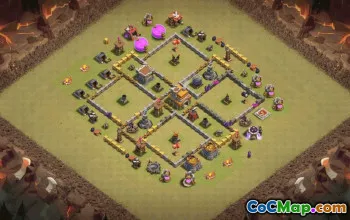 Copy Town Hall 7 Base Layout with Link #36465