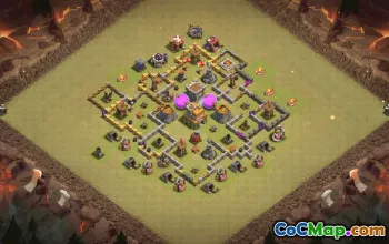 Best Town Hall 7 Base Layouts & Maps #36498