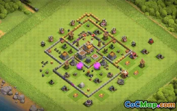 Top Town Hall 7 Base Layouts with Links #36500