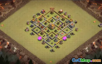 Top TH7 Clash of Clans Base Layouts #36501