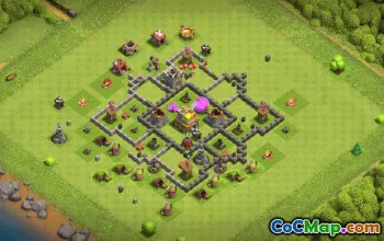Top Town Hall 7 Base Layouts for Clash of Clans #36503