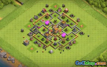Top Town Hall 7 Base Layouts with Copy Links #36577